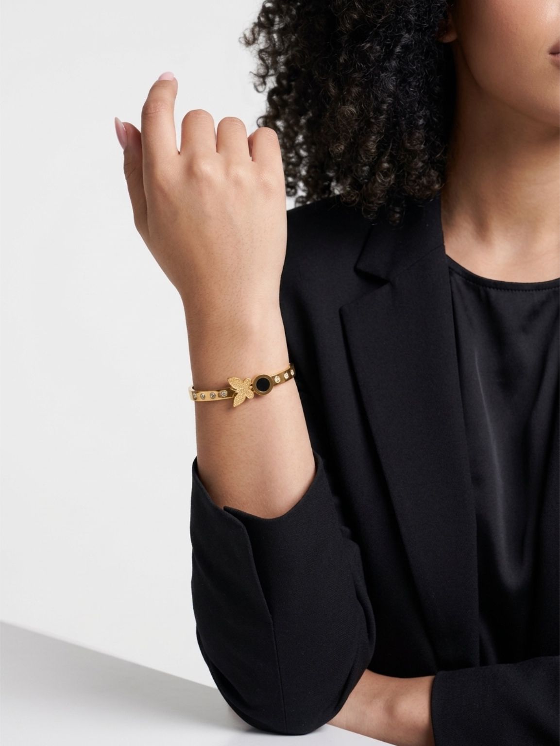 Aurelia Butterfly Bangle by Fathora Collections