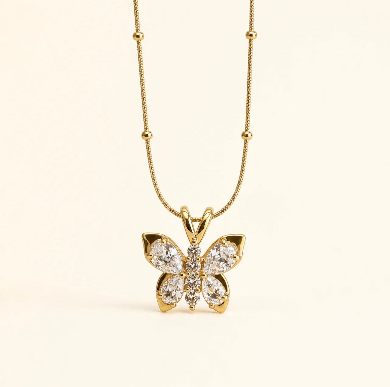 Aurelia Butterfly Necklace by Fathora Collections