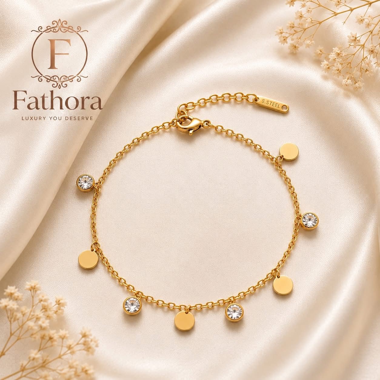 Céleste Gold Bracelet by Fathora Collections