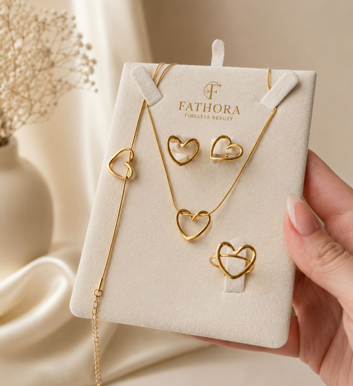 Eternal Heart Jewelry Set by Fathora Collections