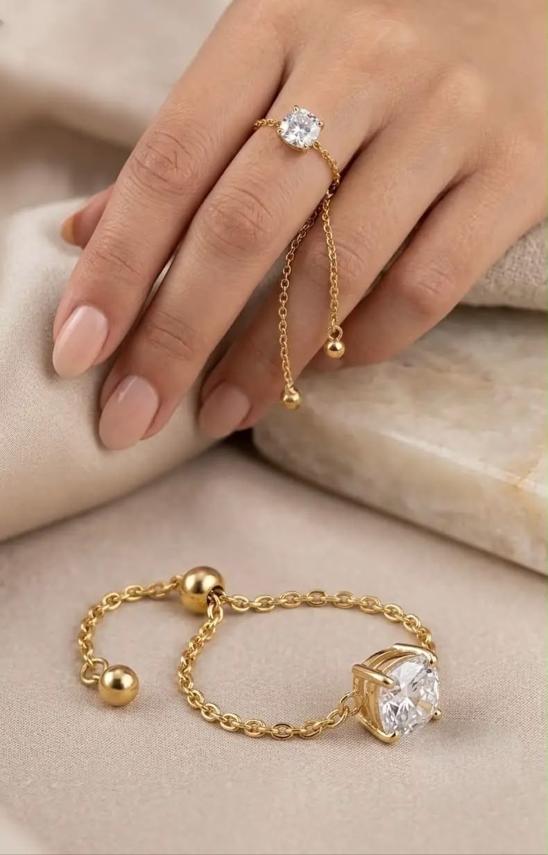 Fathora Nova Flexible Solitaire Ring by Fathora Collections