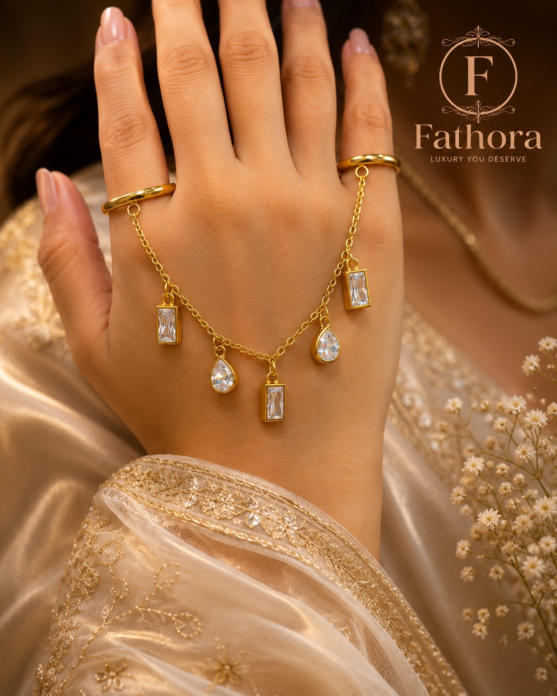 Fathora Signature Charm Hand Piece by Fathora Collections