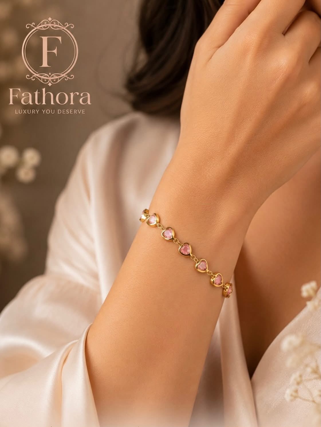 Fathora Sweetheart Quartz Bracelet by Fathora Collections