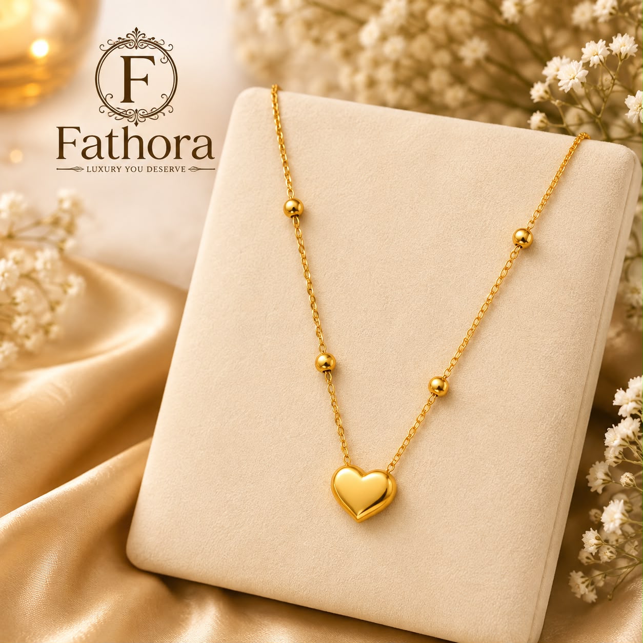 Heart-Themed Pendant by Fathora Collections