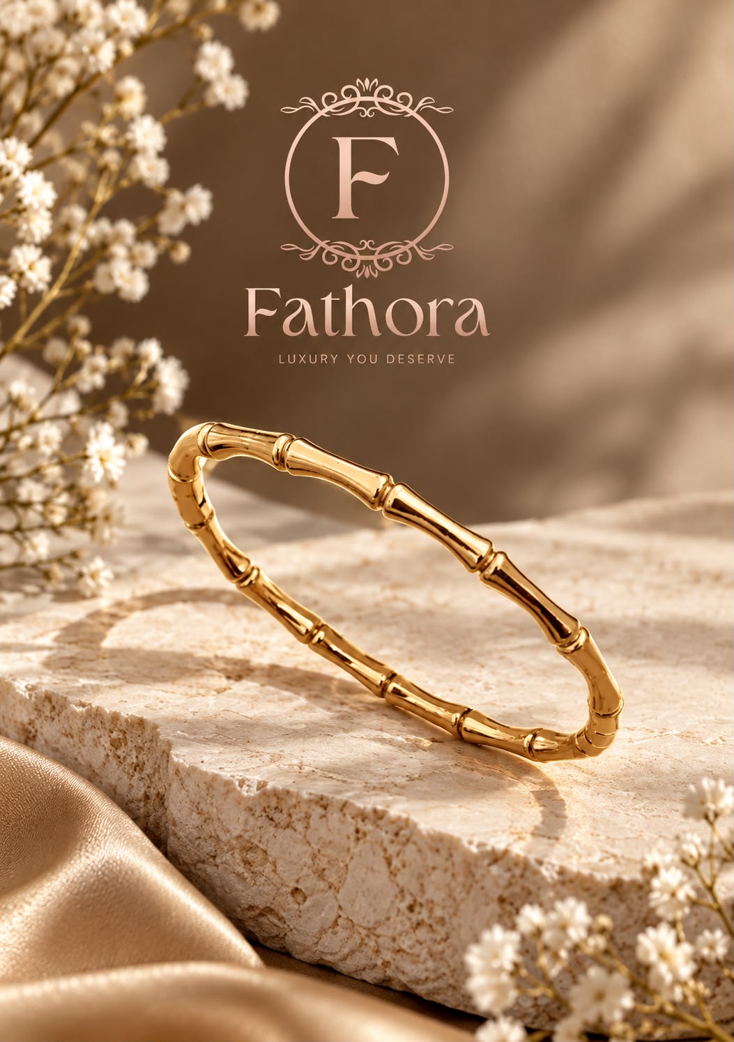 Kyoto Bamboo Bangle by Fathora Collections