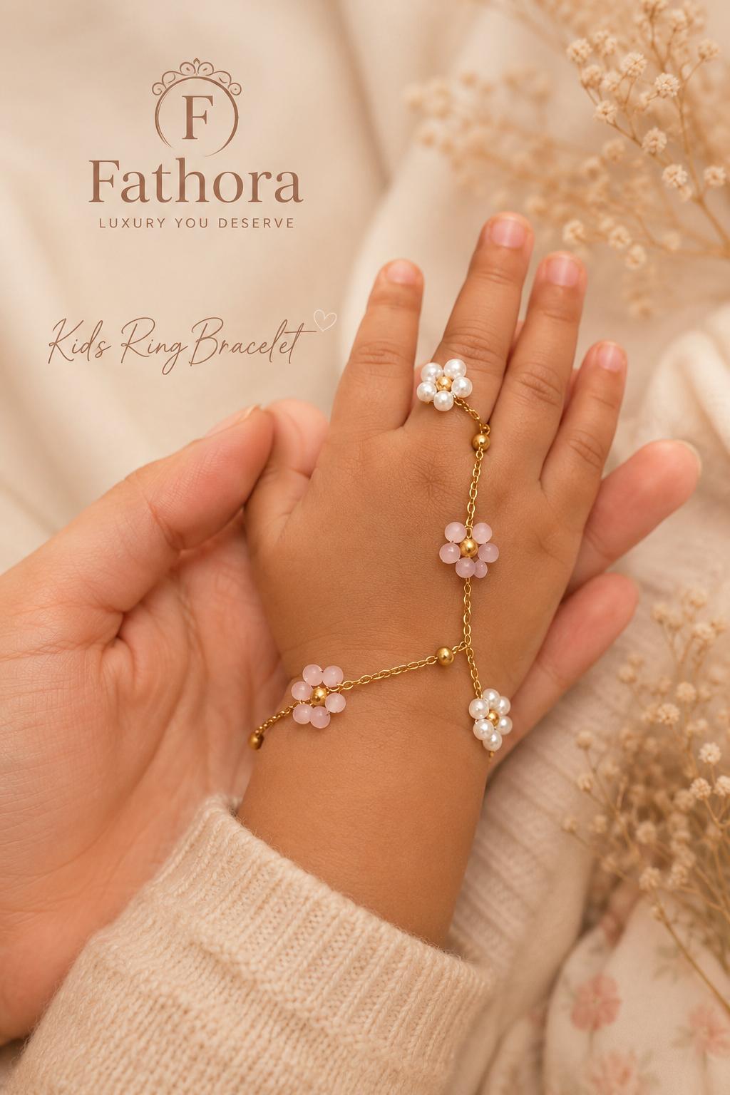 Toddler Ring Bracelet by Fathora Collections